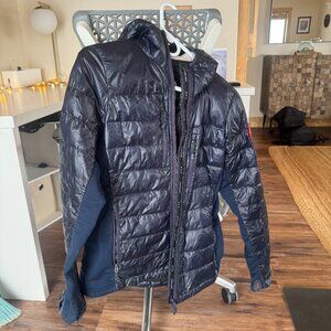 Canada Goose Hybridge Puffer Jacket - Navy Blue